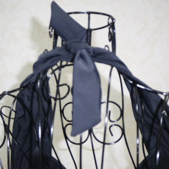 OLD NAVY Black Halter Look Bathing Suit Top L - Picture 5 of 8